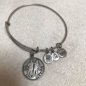 Alex and Ani Bracelet with Gemini Charm